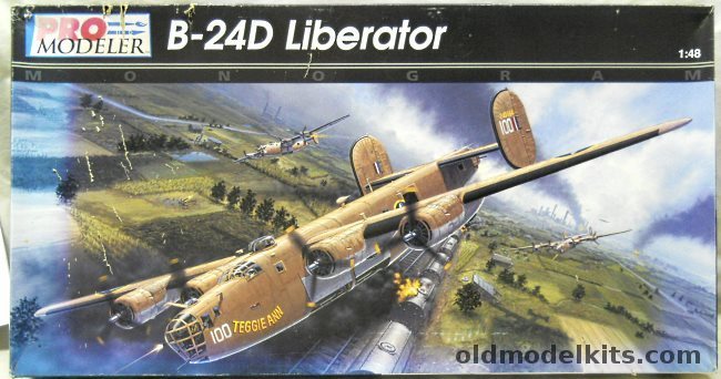 Monogram 1/48 Pro Modeler B-24D Liberator - Ploesti 'Suzy Q' and 'Teggie Ann', 5932 plastic model kit